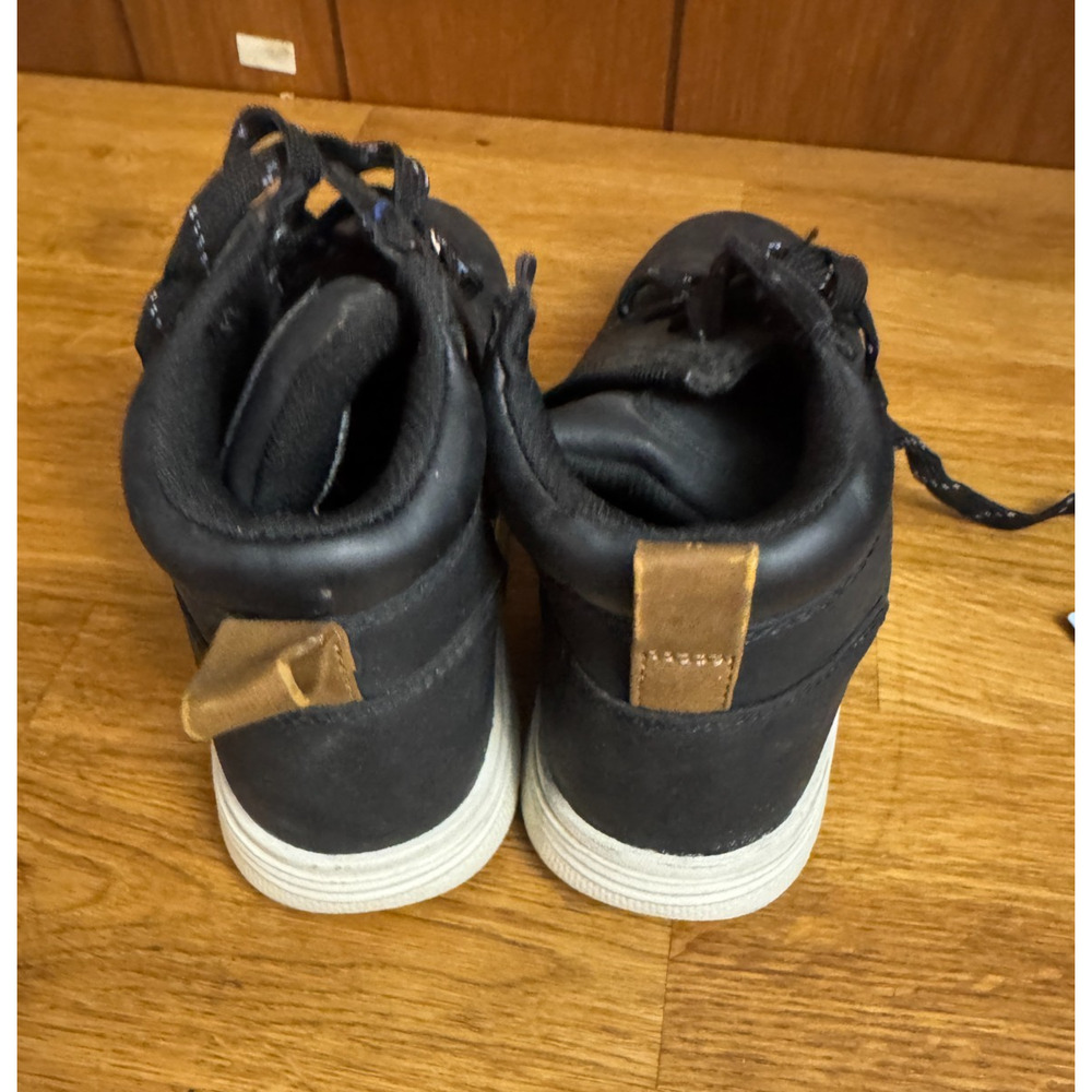 Cat & Jack Boys' Hadley Slip-on Zipper Sneakers Black Size 4 - Picture 4 of 6
